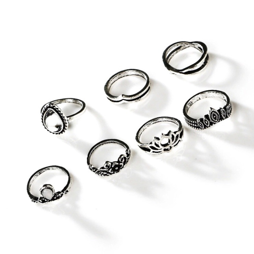 Boho Rings Set - Picture 2 of 2